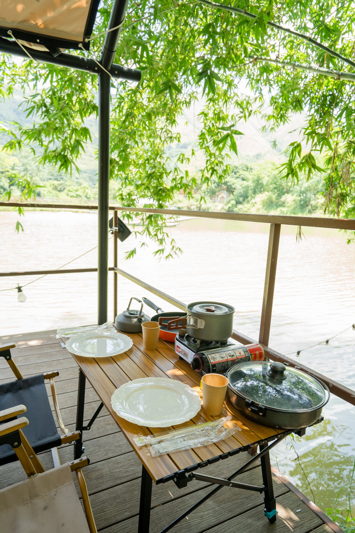 【全港獨家湖塘景】豪華冷氣小屋帳篷Zone K - 日間體驗 (2人)